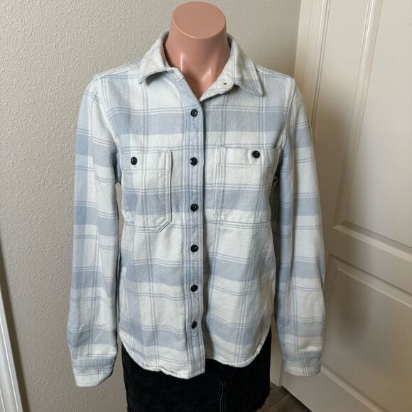 Mountain Hardwear Cotton Button Down Flannel Jacket Sz XS - Picture 1 of 5